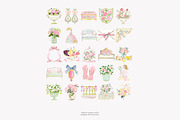 Pastel chateau watercolor clipart, a Decorative Illustration by Patishop Art (Thumbnail 9 of 9)