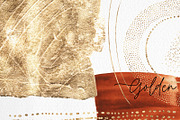 Watercolor & Gold, abstract shapes, a Texture Graphic by ollalya (Thumbnail 10 of 13)