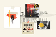 Procreate Stamp Brushes Bundle 2020, a Brush Add-On by Struvictory.art (Thumbnail 11 of 36)