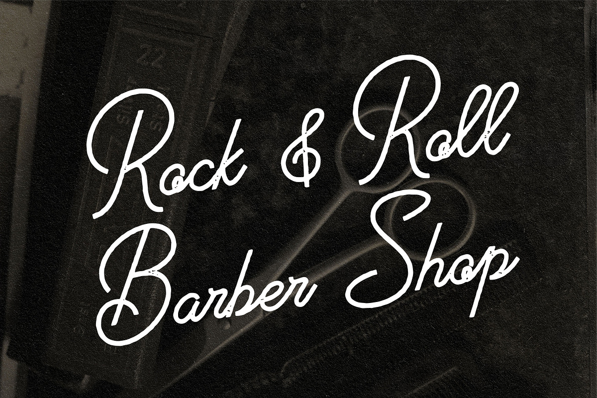 Old Landmark Font, a Script Font by HRDR (Photo 7 of 10)
