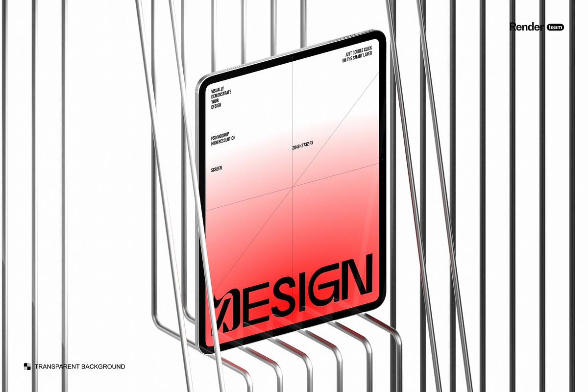 iPad Mockup Set, an iPad Mockup by Renderteam (Photo 3 of 11)
