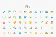 SEO & Marketing, an Outline Icon by Xinh Studio (Thumbnail 6 of 6)