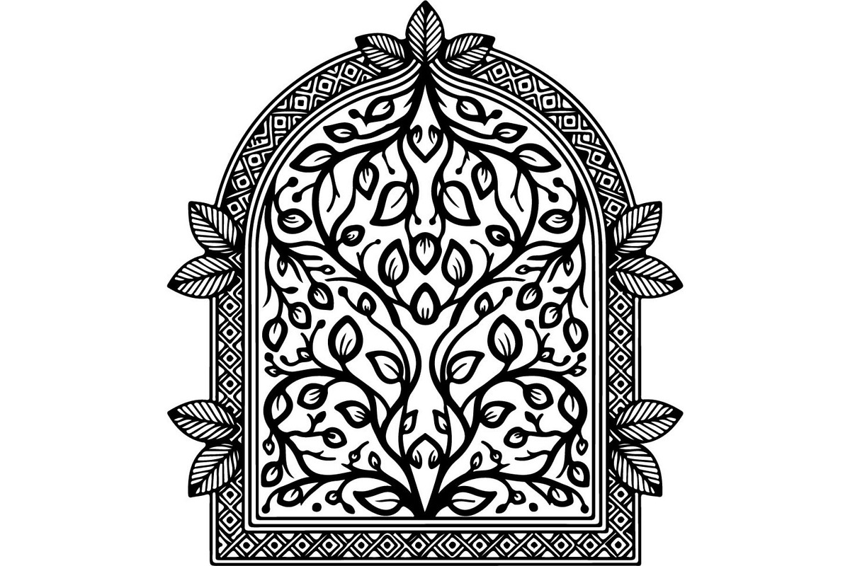 Decorative Arch Window Vector Pack, a Decorative Illustration by Designer_Momina (Photo 11 of 21)
