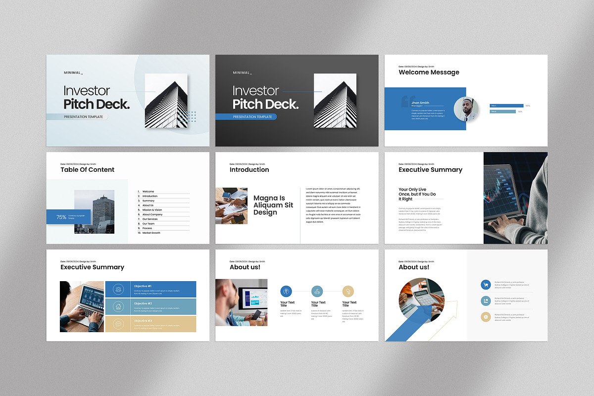 Investor Pitch Deck Presentation, a Presentation Template by SlideStock (Photo 6 of 10)