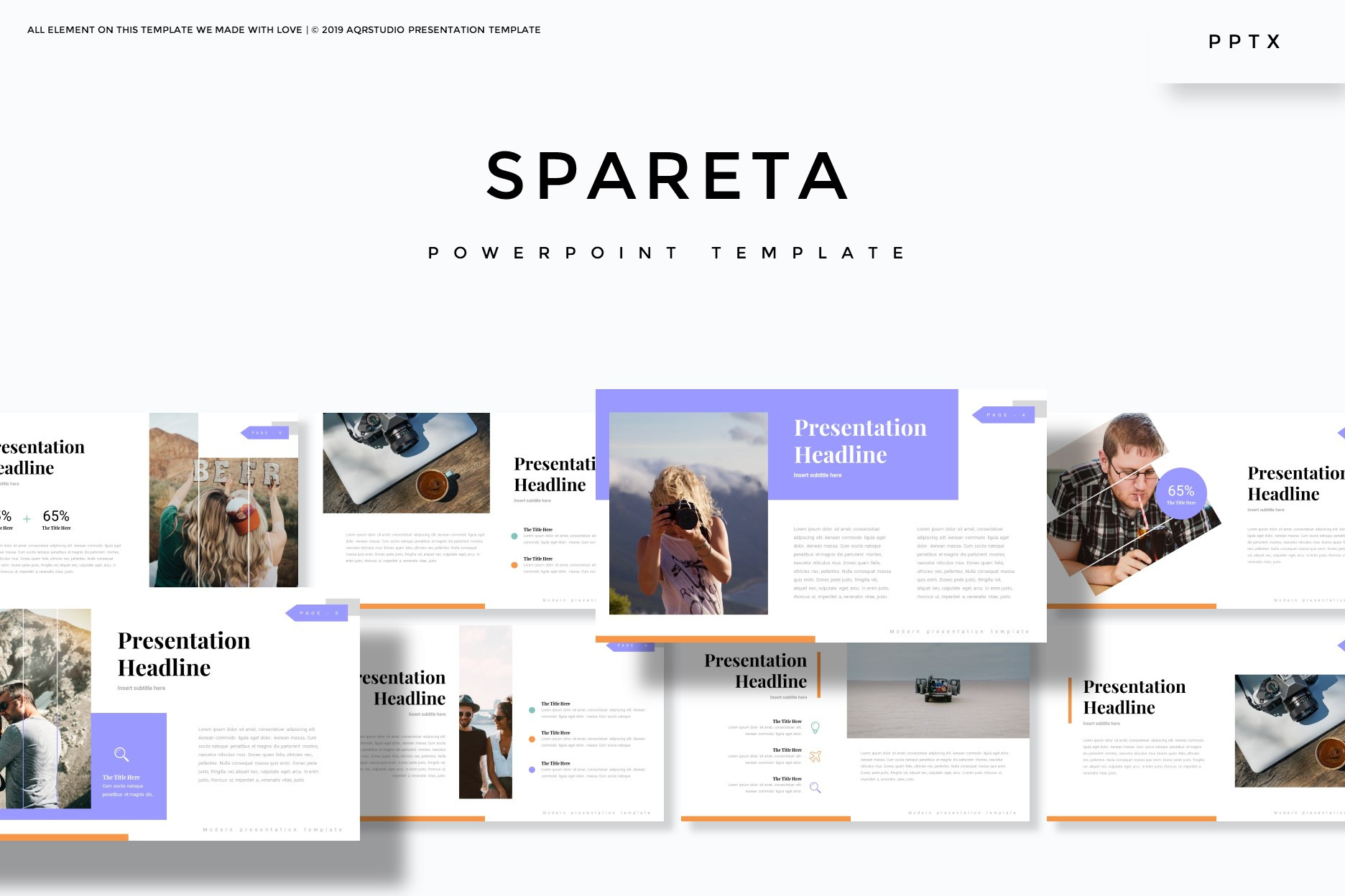 Spareta - Powerpoint Template, a Presentation Template by AQR Studio ...