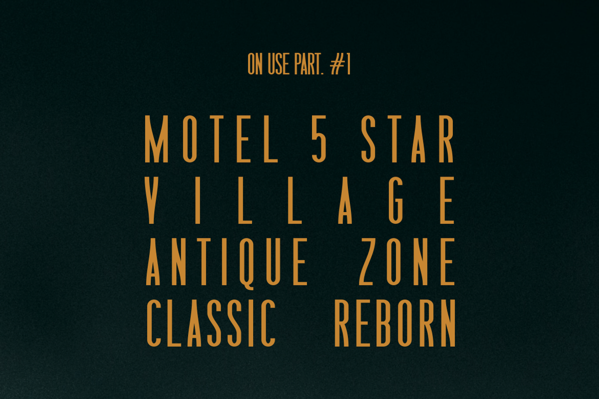 Syandiago 1989 Mono Vintage 3 Style, a Slab Serif Font by Monoletter Studio (Photo 3 of 4)