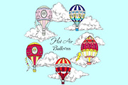 Colored Air Balloons, an Illustration by Nataliapiache (Thumbnail 3 of 7)