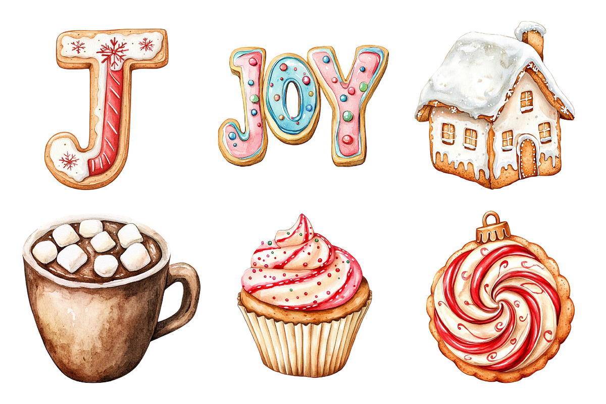 Christmas Cookies Clipart, an Illustration by Daily.Designs (Photo 5 of 5)