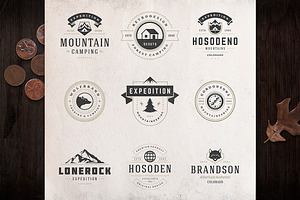 50 Outdoor Logos And Badges