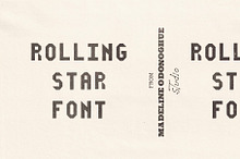 Rolling Star Hand Crafted Font
