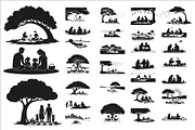 Charming summer picnic family, a Seasonal Illustration by Amazin_art (Thumbnail 1 of 23)