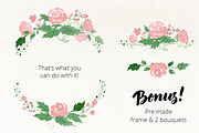 DIY Watercolor flowers. 190 elements, a Decorative Illustration by Olga Proz (Thumbnail 5 of 5)