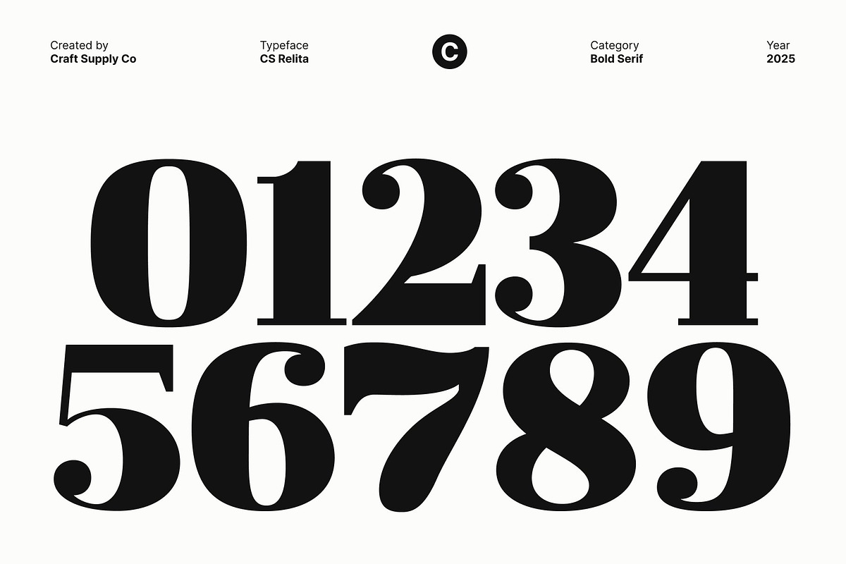 CS Relita – Retro Serif Font, a Serif Font by Craft Supply Co. (Photo 5 of 8)