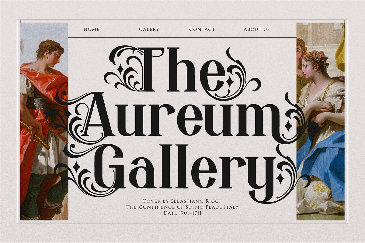 Enda Danila | Decorative Display, a Blackletter Font by Denustudios (Photo 4 of 12)