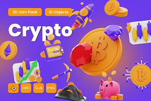 3D Crypto Illustration