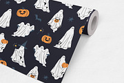 Happy Halloween, seamless patterns, a Pattern Graphic by Good Studio (Thumbnail 8 of 11)