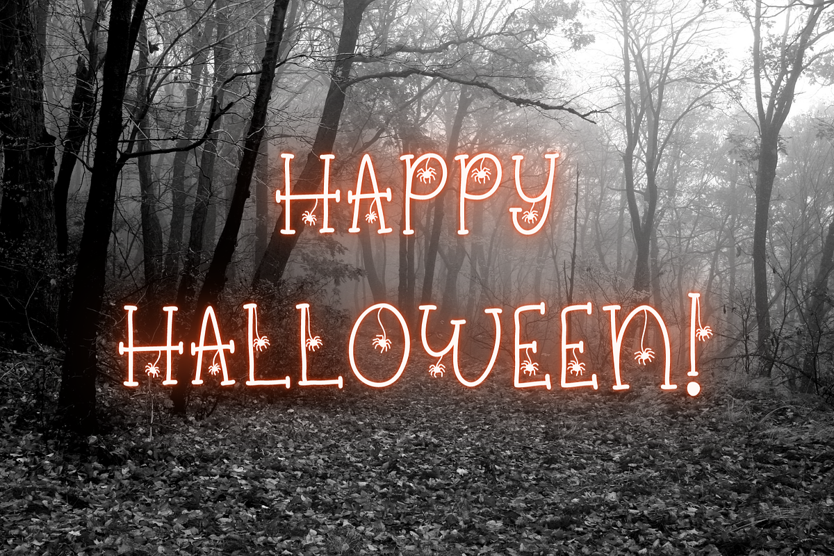 Creepily Crawling Halloween Font, a Serif Font by Dancing with Ink (Photo 5 of 21)