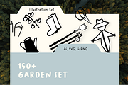 150+ Garden Illustrations Collection, an Object Illustration by The Journey Atelier (Thumbnail 1 of 5)