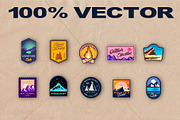 Adventure Badges Set, a Branding & Logo Template by Roman Paslavsky (Thumbnail 2 of 7)