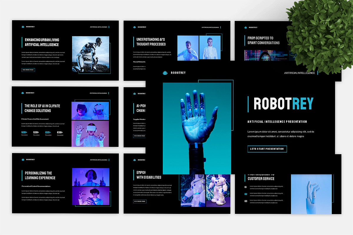 Robotrey - Powerpoint Template, a Presentation Template by casanovastudio (Photo 2 of 3)