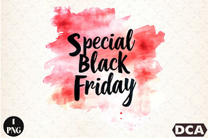 Special Black Friday PNG, an Illustration by DreamCafeArt