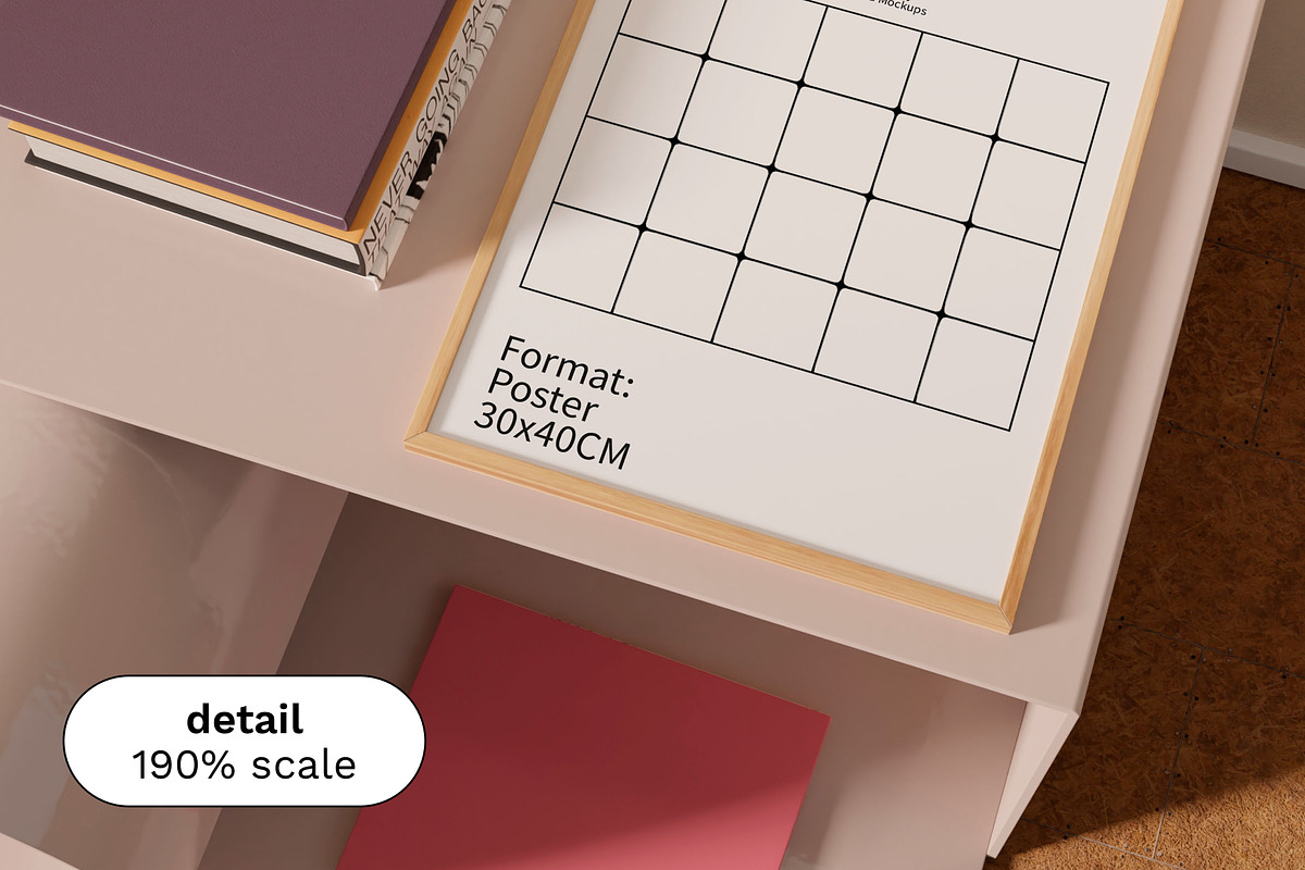 8 Frame Mockups Set, a Household Mockup by Bonumo (Photo 4 of 13)