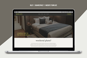 Riley | Squarespace Website Template
