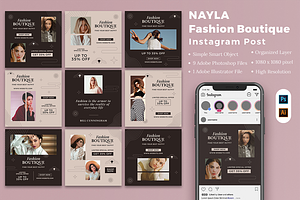 Nayla - Fashion Sale Instagram Post