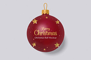 Christmas Ball Mockup Bundle Set, a Merchandise Mockup by Rielismee (Thumbnail 5 of 5)