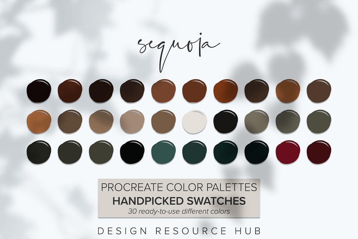 Sequoia Procreate Palette, a Palette Add-On by Design Resource Hub (Photo 1 of 3)