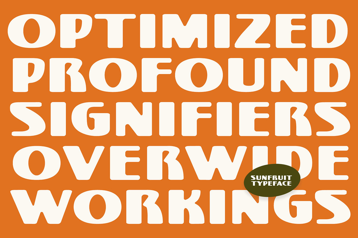 Sunfruit Font, a Sans Serif Font by Rasiorise Studio (Photo 8 of 10)