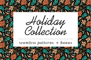 Holiday Patterns collection, a Pattern Graphic by Ola-la-la (Thumbnail 1 of 12)