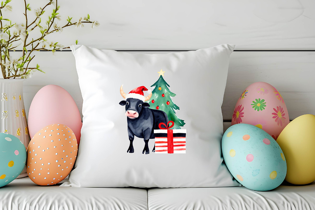 Christmas Plaid Cow, an Illustration by Wow Magic (Photo 4 of 4)