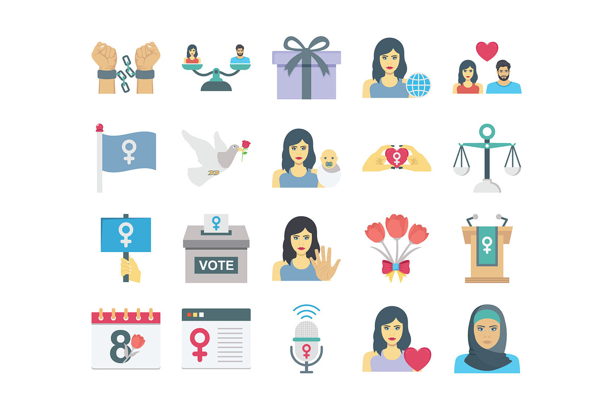 Mother’s Day Icons Pack, a Solid Icon by Vector Portal (Photo 2 of 6)