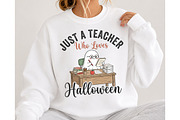 Just a Teacher Who Loves Halloween, a Seasonal Illustration by DreamCafeArt (Thumbnail 4 of 7)