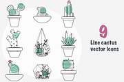 Vector illustration cactus, an Object Graphic by BSVIT (Thumbnail 3 of 4)