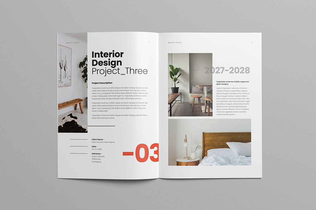 Designer Portfolio Layout, a Brochure Template by HiveArts (Photo 6 of 9)