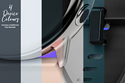 Samsung Galaxy Watch Design Mockup, an Android Mockup by illustrated (Thumbnail 8 of 9)