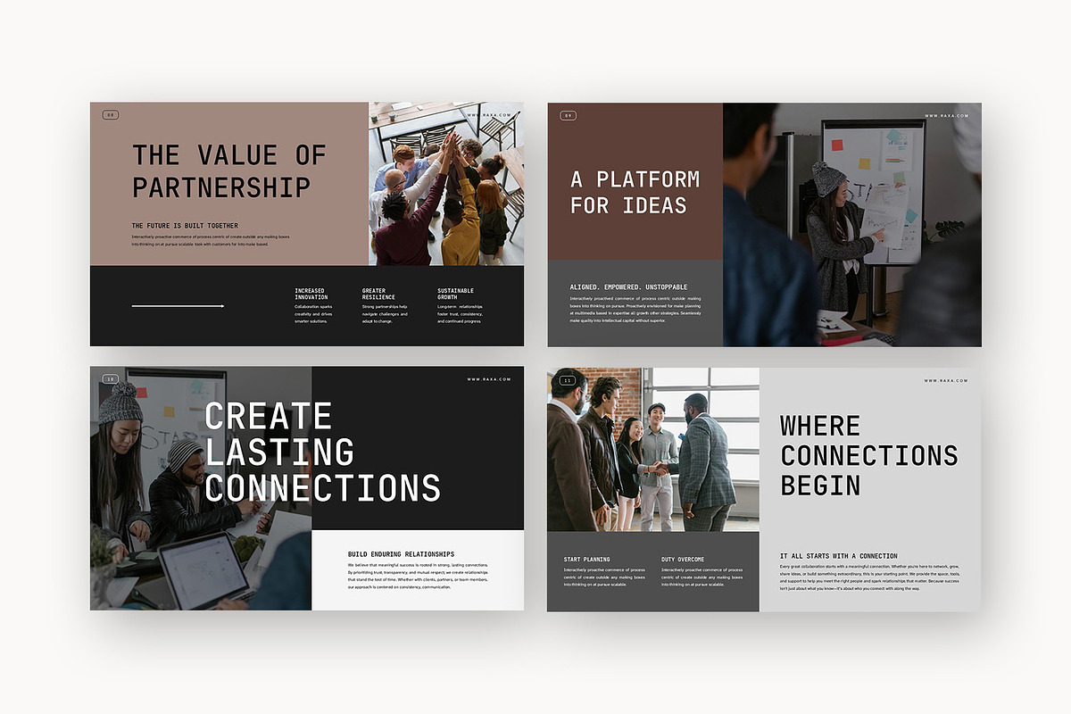 Raxa : Business Pitch Google Slides, a Presentation Template by Punkl Camp (Photo 6 of 16)