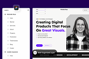 Michelle Rose - Freelancer Portfolio, a Landing Page Template by SLAB! Design (Thumbnail 2 of 4)