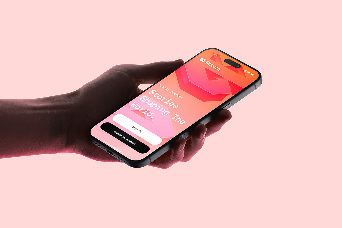 24 iPhone 17 Pro in Hand Mockups, an iPhone Mockup by Asylab (Photo 50 of 107)