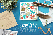 Ocean Seamless Patterns Pack, a Pattern Graphic by MaljukArt (Thumbnail 6 of 12)
