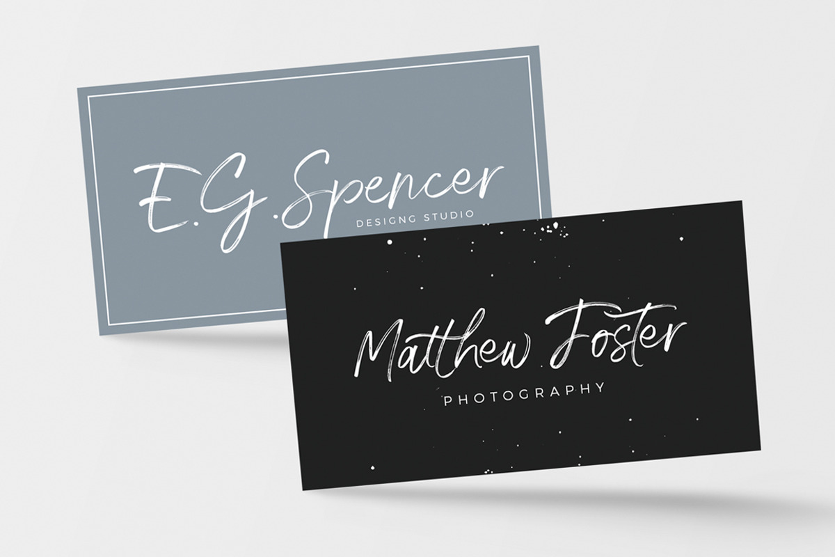 Broadway Script Font preview 7