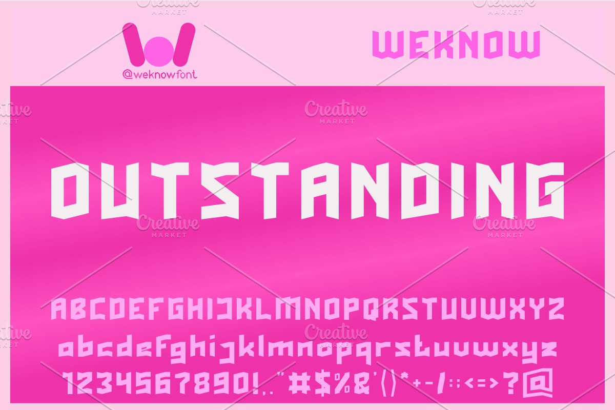 Stay Relevant font, a Font by weknow (Photo 5 of 5)
