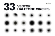 33 Halftone Circles Vector, a Shape Add-On by RDShop (Thumbnail 2 of 2)