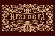 Belion Radego | Victorian Typeface, a Blackletter Font by Denustudios (Thumbnail 2 of 12)