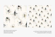 watercolor spider seamless pattern, a Pattern Graphic by Pink Studio Art (Thumbnail 3 of 4)
