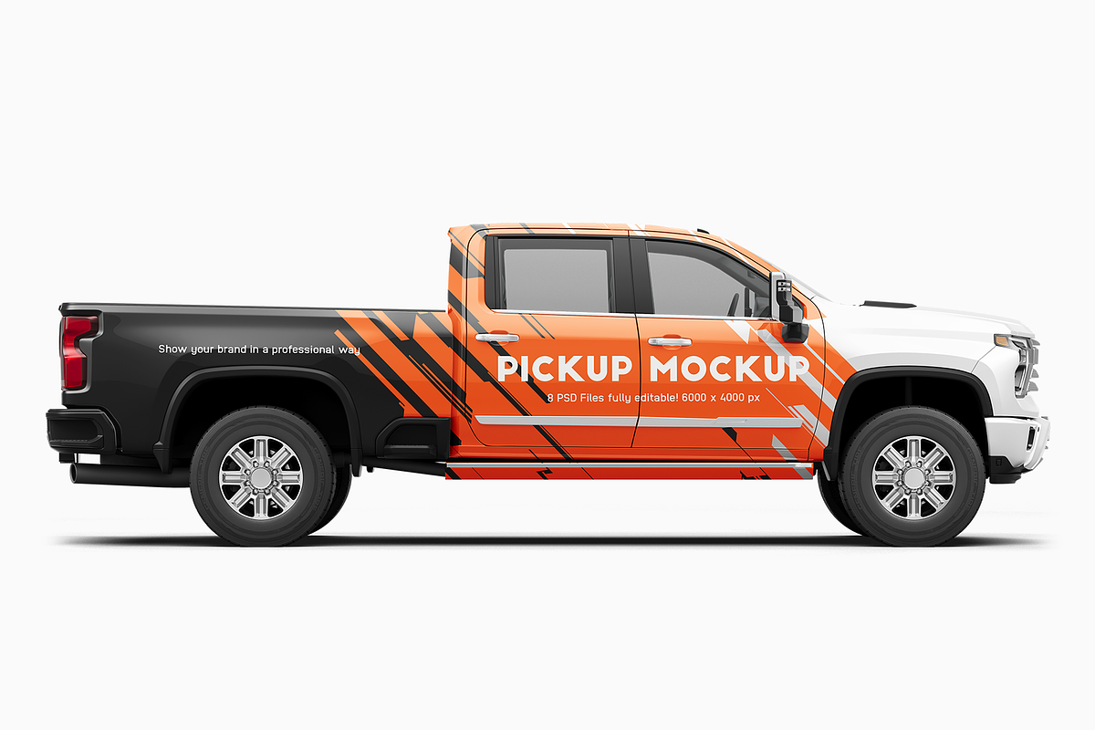 Pickup Truck Mockup 17, a Product Mockup by Mockupix (Photo 6 of 12)