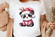 Pink Jumper Animals Christmas, an Illustration by Canvas Craft (Thumbnail 4 of 8)