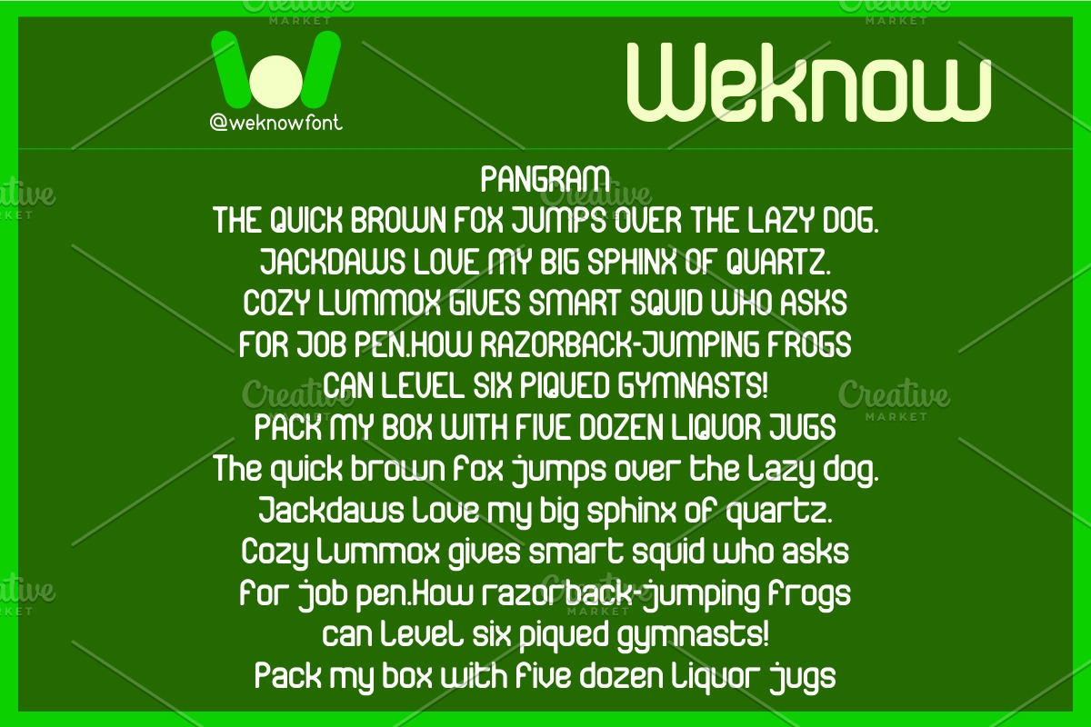 Status Quo font, a Sans Serif Font by weknow (Photo 6 of 8)